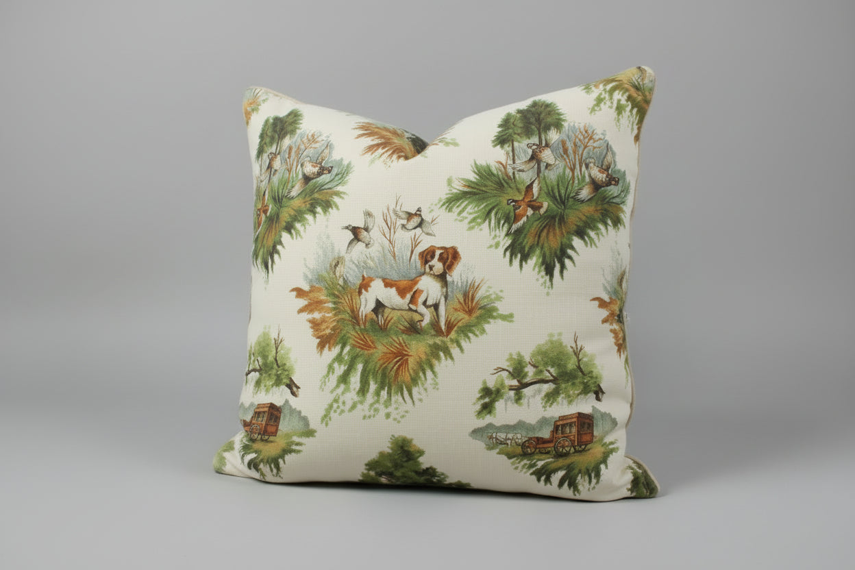 Toile of Thomasville Pillow
